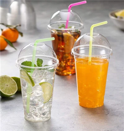 Premium Transparent PET Cups For Cold Beverages